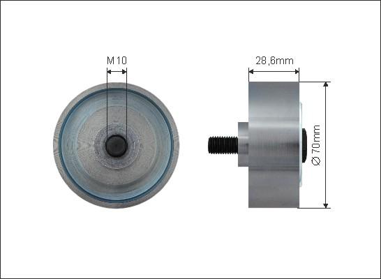 Caffaro 500423 - Parazīt / Vadrullītis, Ķīļrievu siksna ps1.lv