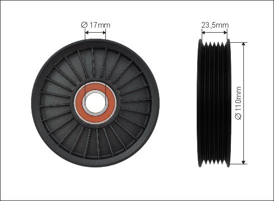 Caffaro 500478 - Parazīt / Vadrullītis, Ķīļrievu siksna ps1.lv