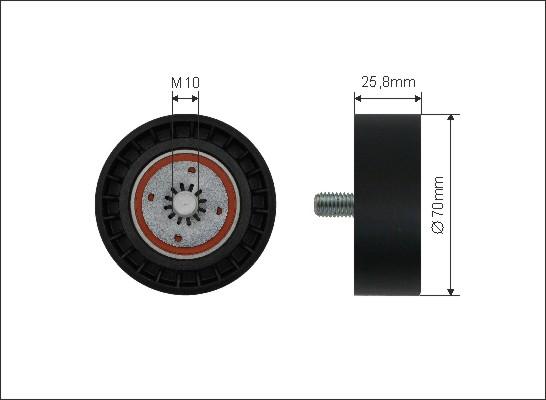 Caffaro 500603 - Parazīt / Vadrullītis, Ķīļrievu siksna ps1.lv