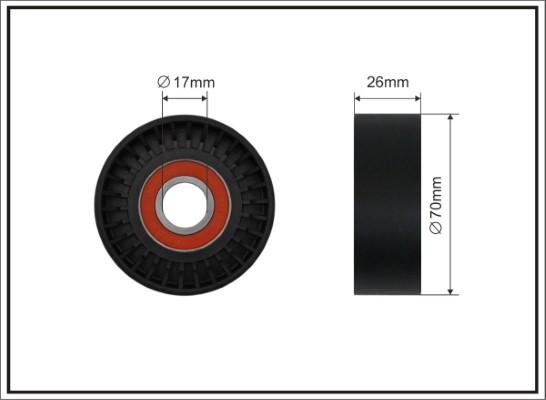 Caffaro 500631 - Parazīt / Vadrullītis, Ķīļrievu siksna ps1.lv