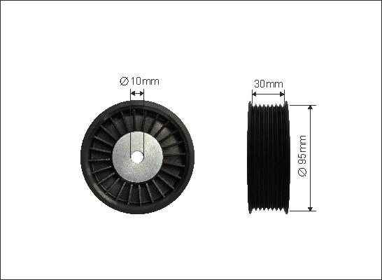 Caffaro 500044 - Parazīt / Vadrullītis, Ķīļrievu siksna ps1.lv