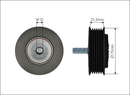 Caffaro 500003 - Parazīt / Vadrullītis, Ķīļrievu siksna ps1.lv