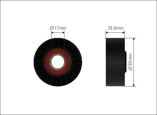 Caffaro 500025 - Parazīt / Vadrullītis, Ķīļrievu siksna ps1.lv