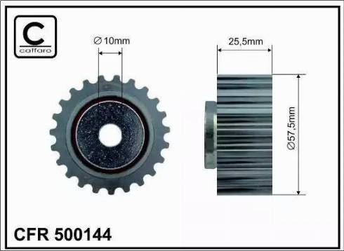 Caffaro 500144 - Parazīt / Vadrullītis, Zobsiksna ps1.lv