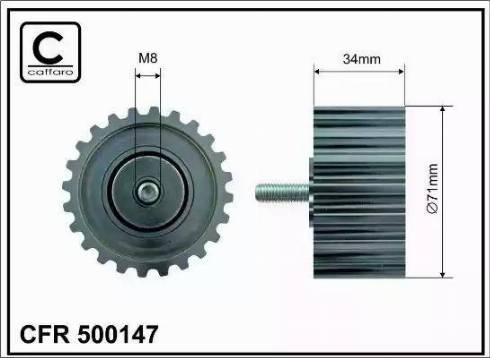 Caffaro 500147 - Parazīt / Vadrullītis, Zobsiksna ps1.lv