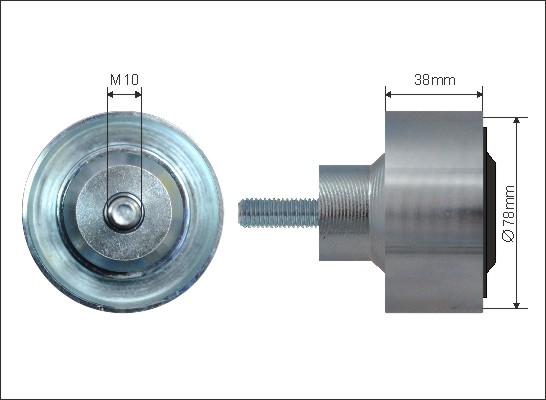 Caffaro 500159 - Parazīt / Vadrullītis, Ķīļrievu siksna ps1.lv