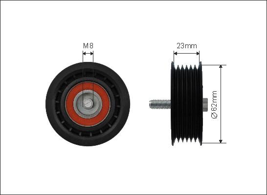 Caffaro 500164 - Parazīt / Vadrullītis, Ķīļrievu siksna ps1.lv