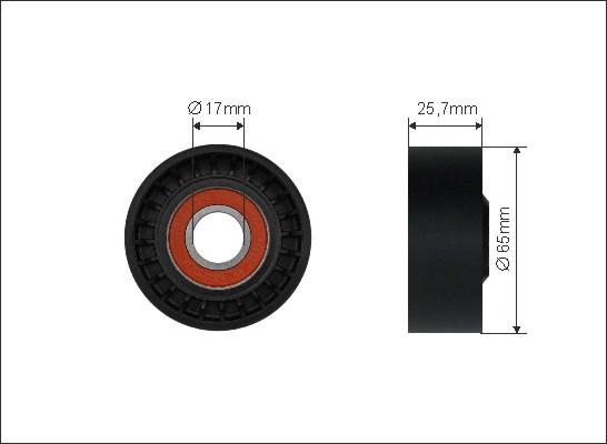 Caffaro 500359 - Parazīt / Vadrullītis, Ķīļrievu siksna ps1.lv