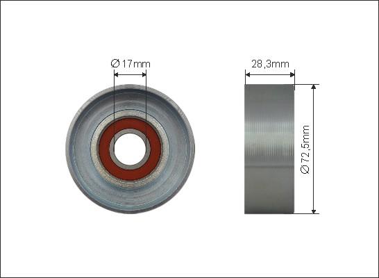 Caffaro 500357 - Parazīt / Vadrullītis, Ķīļrievu siksna ps1.lv