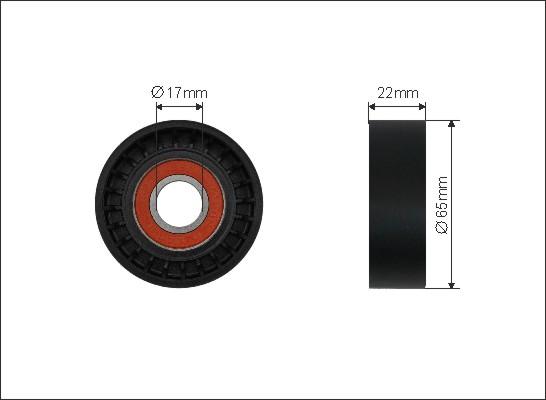 Caffaro 500319 - Parazīt / Vadrullītis, Ķīļrievu siksna ps1.lv