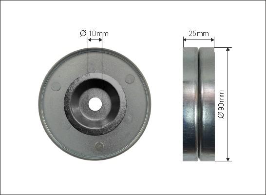 Caffaro 500338 - Parazīt / Vadrullītis, Ķīļrievu siksna ps1.lv