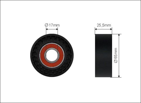 Caffaro 500337 - Parazīt / Vadrullītis, Ķīļrievu siksna ps1.lv