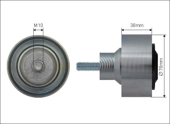 Caffaro 500291 - Parazīt / Vadrullītis, Ķīļrievu siksna ps1.lv