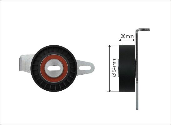 Caffaro 500247 - Siksnas spriegotājs, Ķīļsiksna ps1.lv