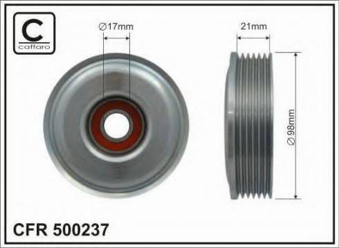 Kavo Parts DTP-4524 - Parazīt / Vadrullītis, Ķīļrievu siksna ps1.lv