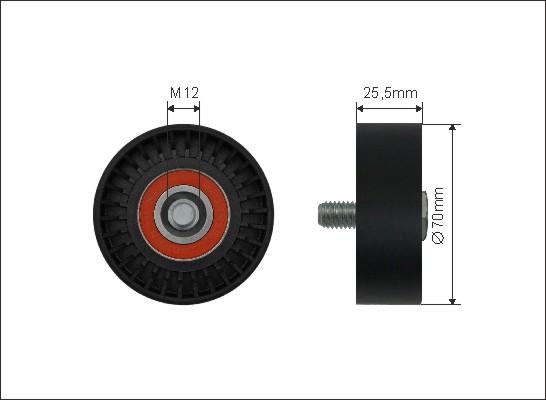 Caffaro 500229 - Parazīt / Vadrullītis, Ķīļrievu siksna ps1.lv