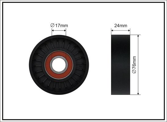 Caffaro 500704 - Parazīt / Vadrullītis, Ķīļrievu siksna ps1.lv