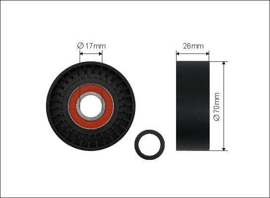 Caffaro 500054 - Parazīt / Vadrullītis, Ķīļrievu siksna ps1.lv