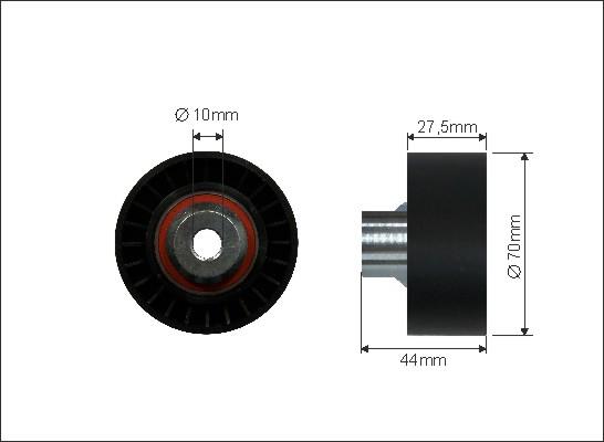 Caffaro 325-119 - Parazīt / Vadrullītis, Ķīļrievu siksna ps1.lv