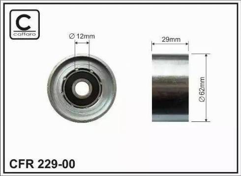 Caffaro 229-00 - Parazīt / Vadrullītis, Zobsiksna ps1.lv