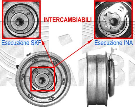 Caliber 46663 - Spriegotājrullītis, Gāzu sadales mehānisma piedziņas siksna ps1.lv