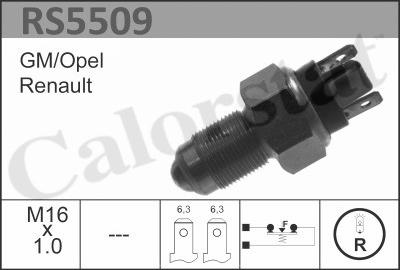 Calorstat by Vernet RS5509 - Slēdzis, Atpakaļgaitas signāla lukturis ps1.lv