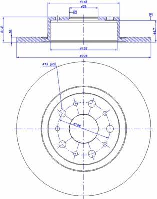 Maxtech 877232.0080 - Bremžu diski ps1.lv