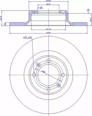 Delphi BG2177 - Bremžu diski ps1.lv