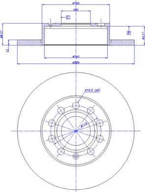 Simer D1108 - Bremžu diski ps1.lv