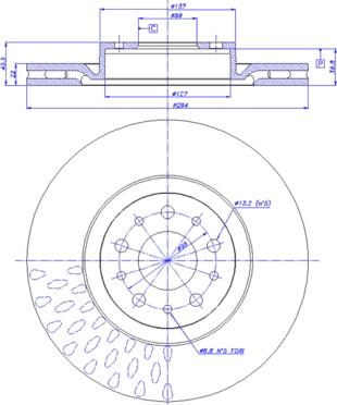 Remy RAD2158C - Bremžu diski ps1.lv