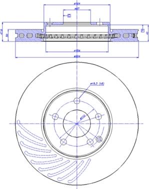 Maxtech 873628.0060 - Bremžu diski ps1.lv