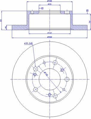 Febi Bilstein 07922 - Bremžu diski ps1.lv