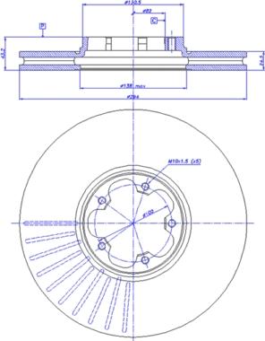 HELLA PAGID 8DD 355 107-311 - Bremžu diski ps1.lv