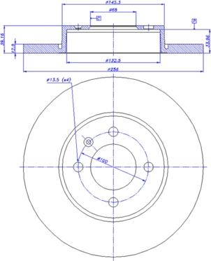 Stellox 6020-4728K-SX - Bremžu diski ps1.lv