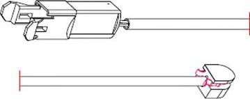 Carrab Brake Parts 8110 - Indikators, Bremžu uzliku nodilums ps1.lv