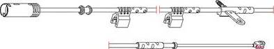 Carrab Brake Parts 8299 - Indikators, Bremžu uzliku nodilums ps1.lv