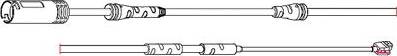 Carrab Brake Parts 8293 - Indikators, Bremžu uzliku nodilums ps1.lv