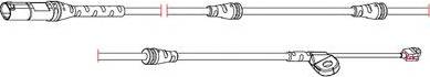 Carrab Brake Parts 8284 - Indikators, Bremžu uzliku nodilums ps1.lv