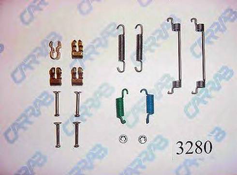 Carrab Brake Parts 3280 - Piederumu komplekts, Bremžu loki ps1.lv