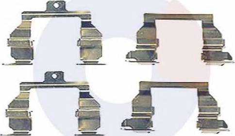 Carrab Brake Parts 2332 - Piederumu komplekts, Disku bremžu uzlikas ps1.lv