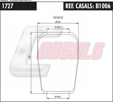 Casals B1006 - Pneimoatsperes spilvens, Pneimopiekare ps1.lv