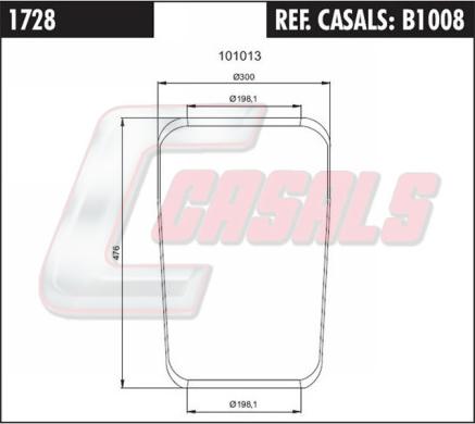 Casals B1008 - Pneimoatsperes spilvens, Pneimopiekare ps1.lv