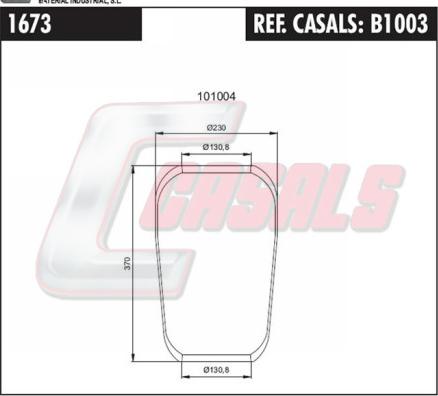 Casals B1003 - Pneimoatsperes spilvens, Pneimopiekare ps1.lv