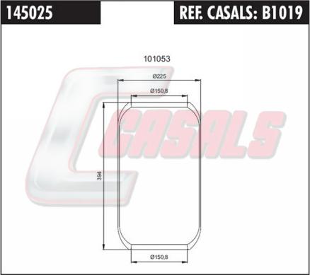 Casals B1019 - Pneimoatsperes spilvens, Pneimopiekare ps1.lv