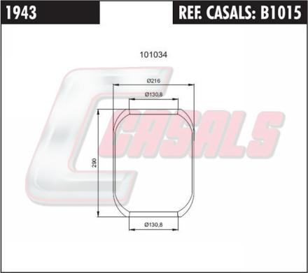 Casals B1015 - Pneimoatsperes spilvens, Pneimopiekare ps1.lv