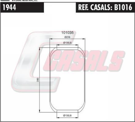 Casals B1016 - Pneimoatsperes spilvens, Pneimopiekare ps1.lv