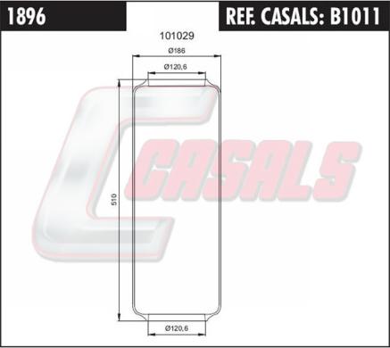 Casals B1011 - Pneimoatsperes spilvens, Pneimopiekare ps1.lv