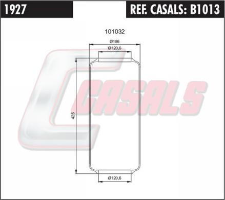 Casals B1013 - Pneimoatsperes spilvens, Pneimopiekare ps1.lv