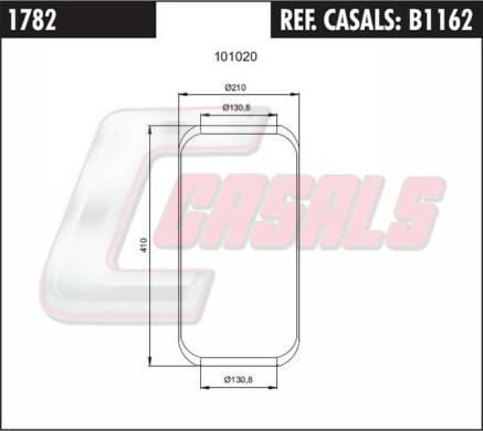 Casals B1162 - Pneimoatsperes spilvens, Pneimopiekare ps1.lv