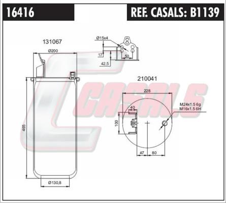 Casals B1139 - Pneimoatsperes spilvens, Pneimopiekare ps1.lv